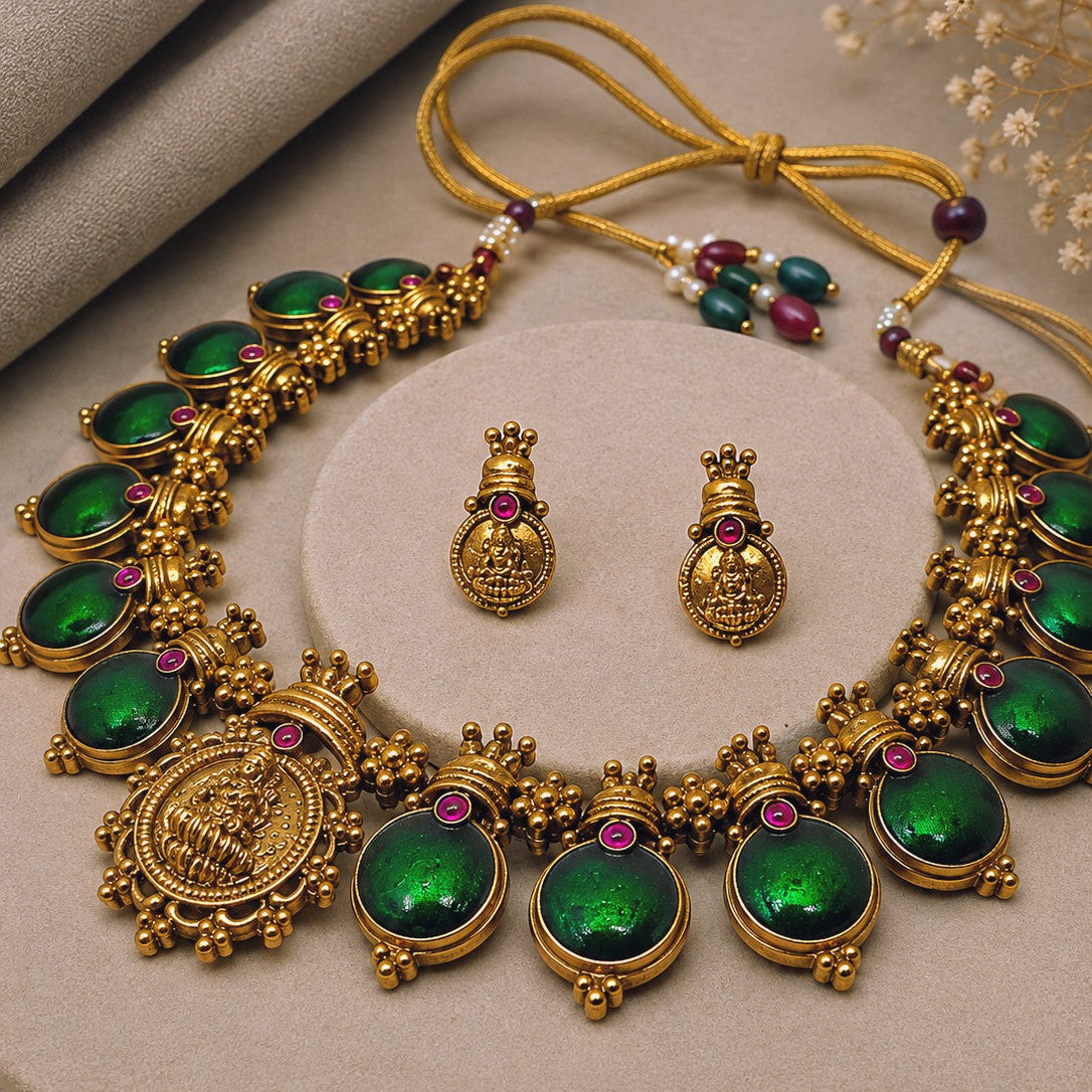 Green Coin Choker