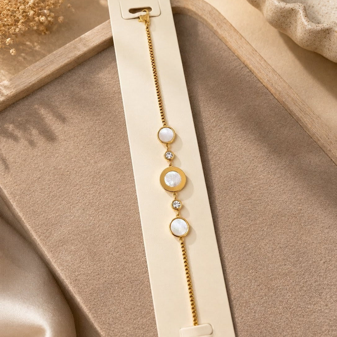 Disc Charm Bracelet