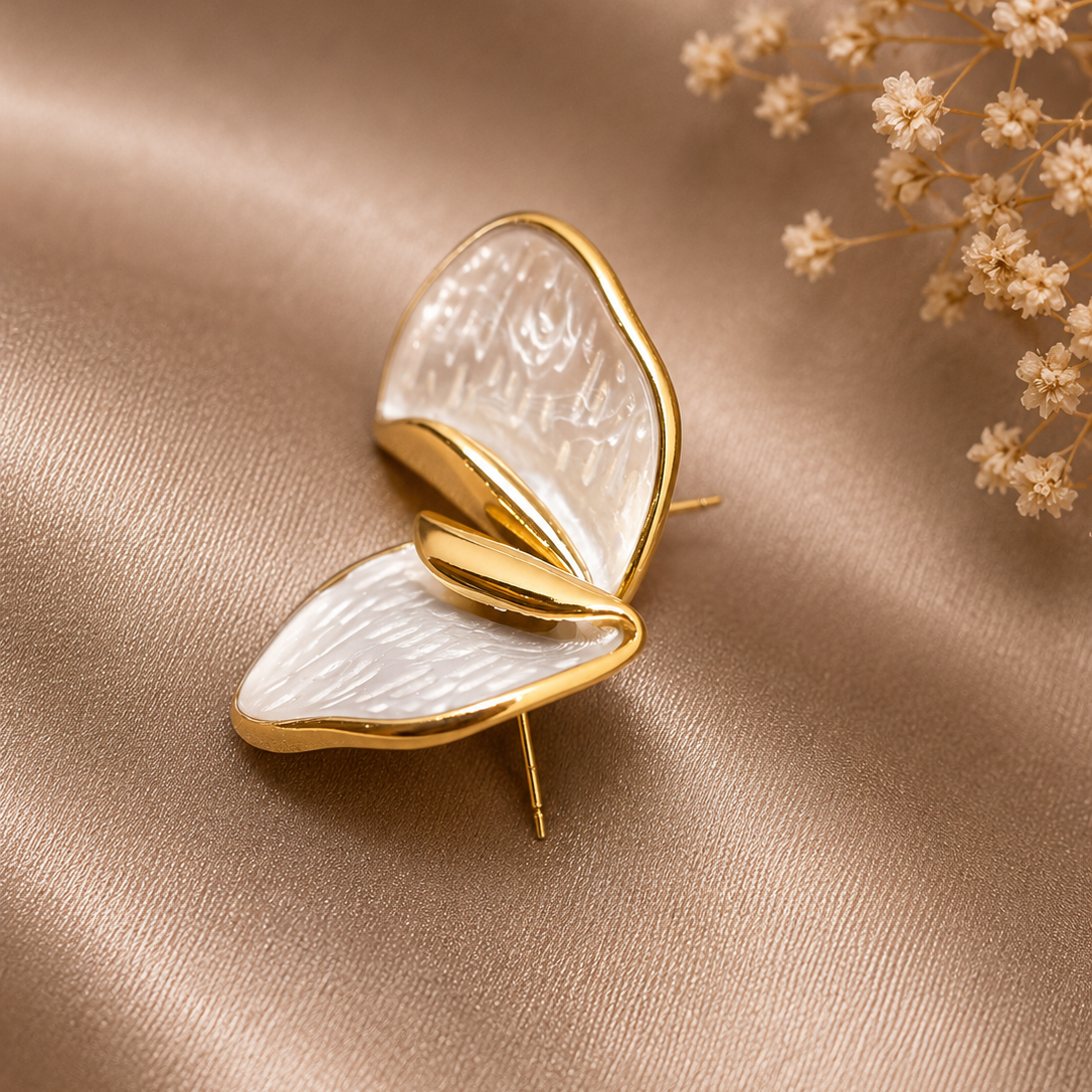 Moon Ripple Studs