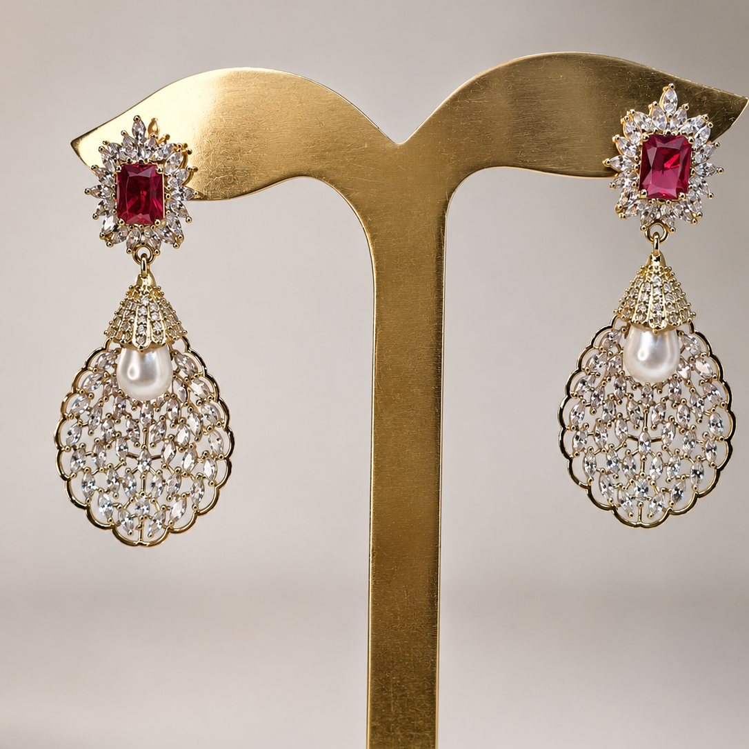 Starburst Drop Earrings