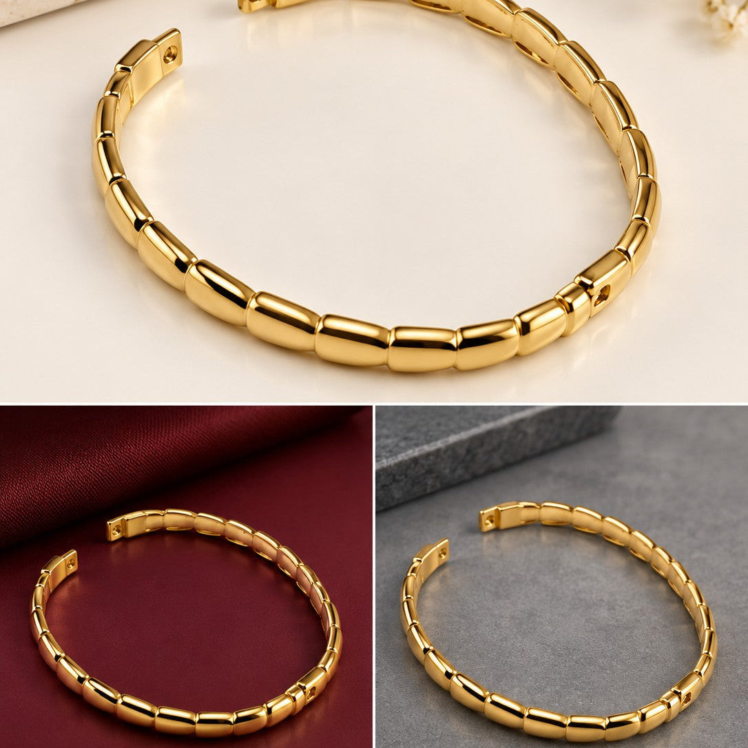 Tapered Link Bangle Bracelet