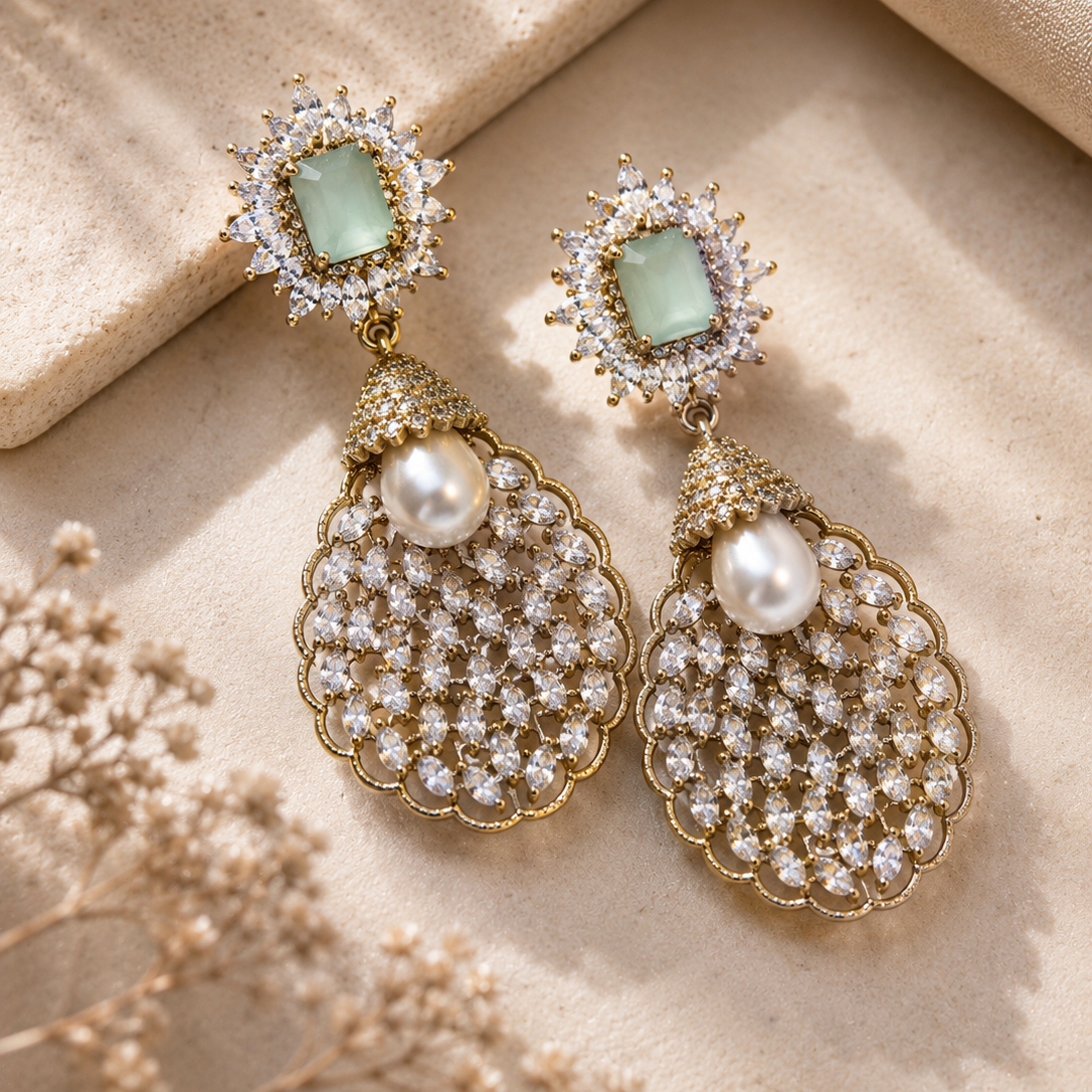 Starburst Drop Earrings