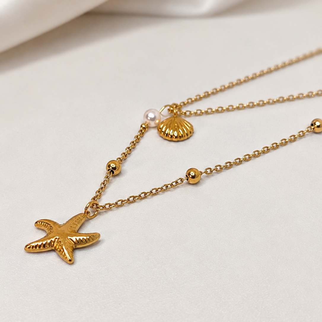 Shell Star Necklace