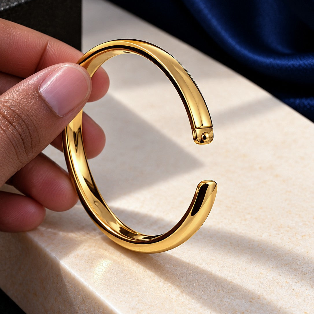 Classic Rounded Hinge Bangle