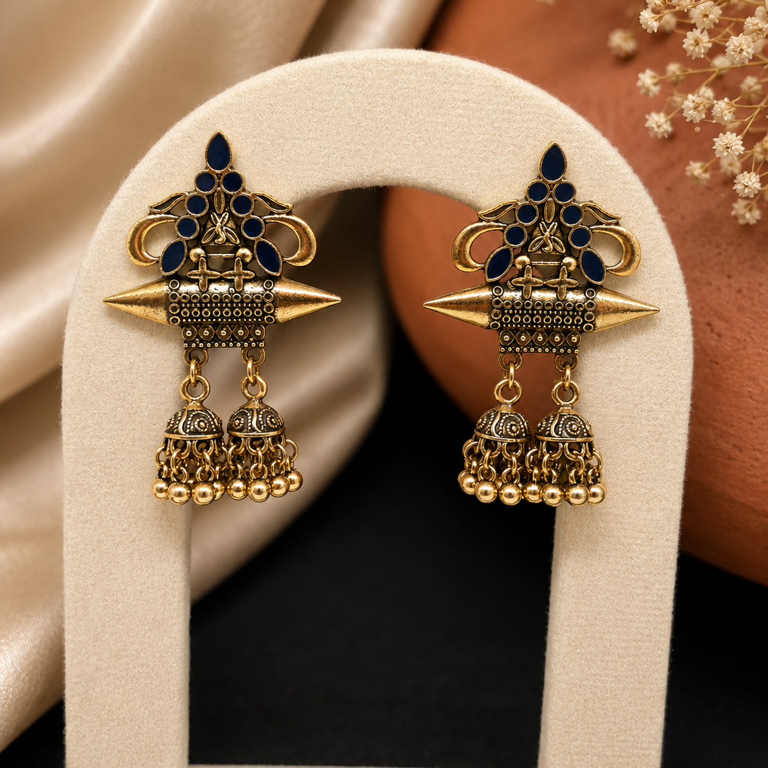 Jhumka Bell Drop Earrings