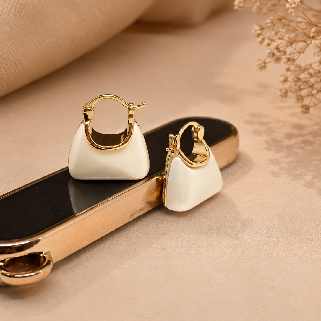 Charm Hoop Earrings