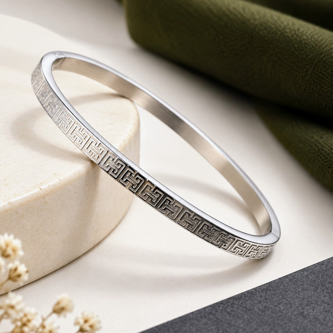 Greek Key Watch Kada