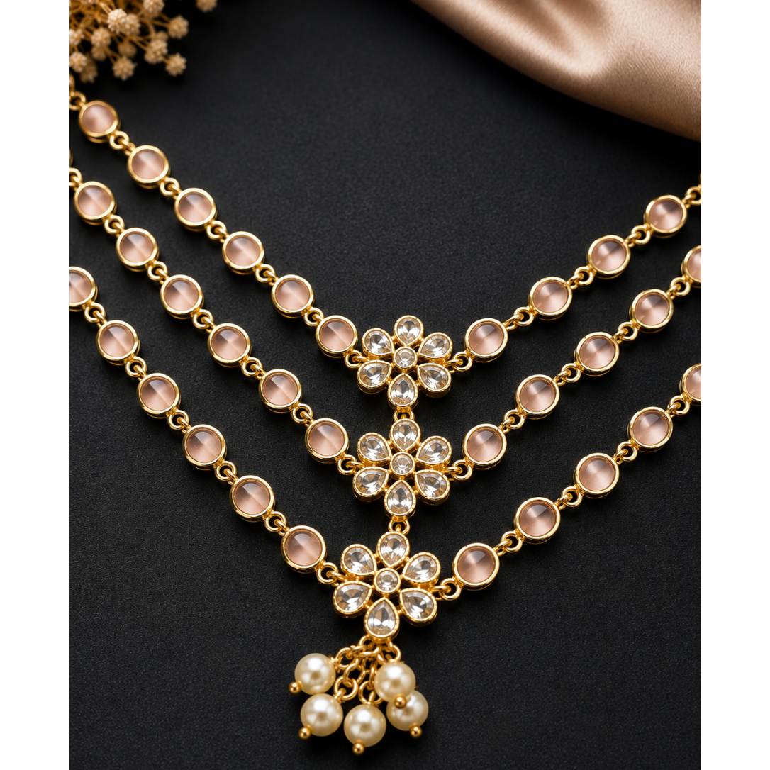 Blush Cascade Necklace