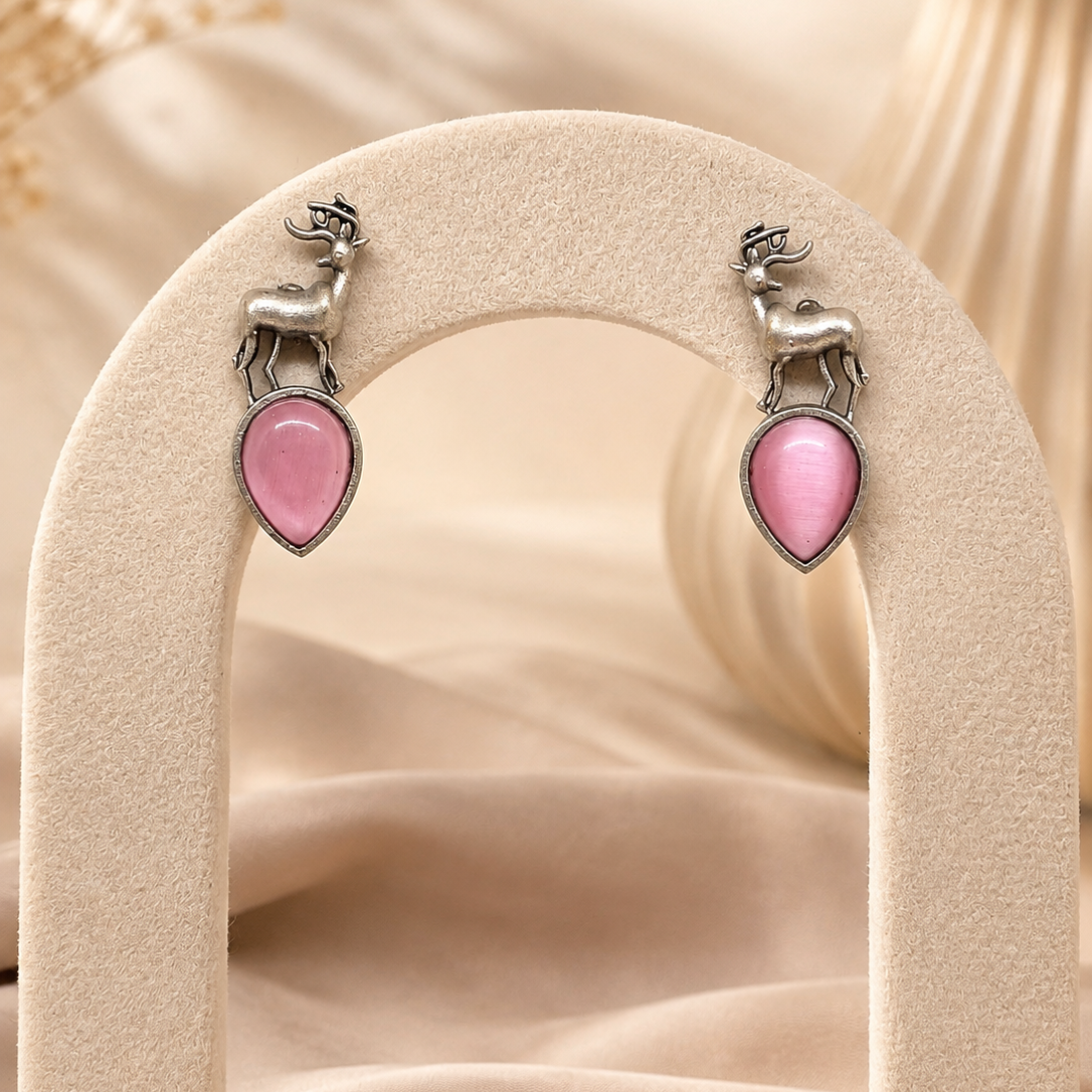 Stag Drop Earrings