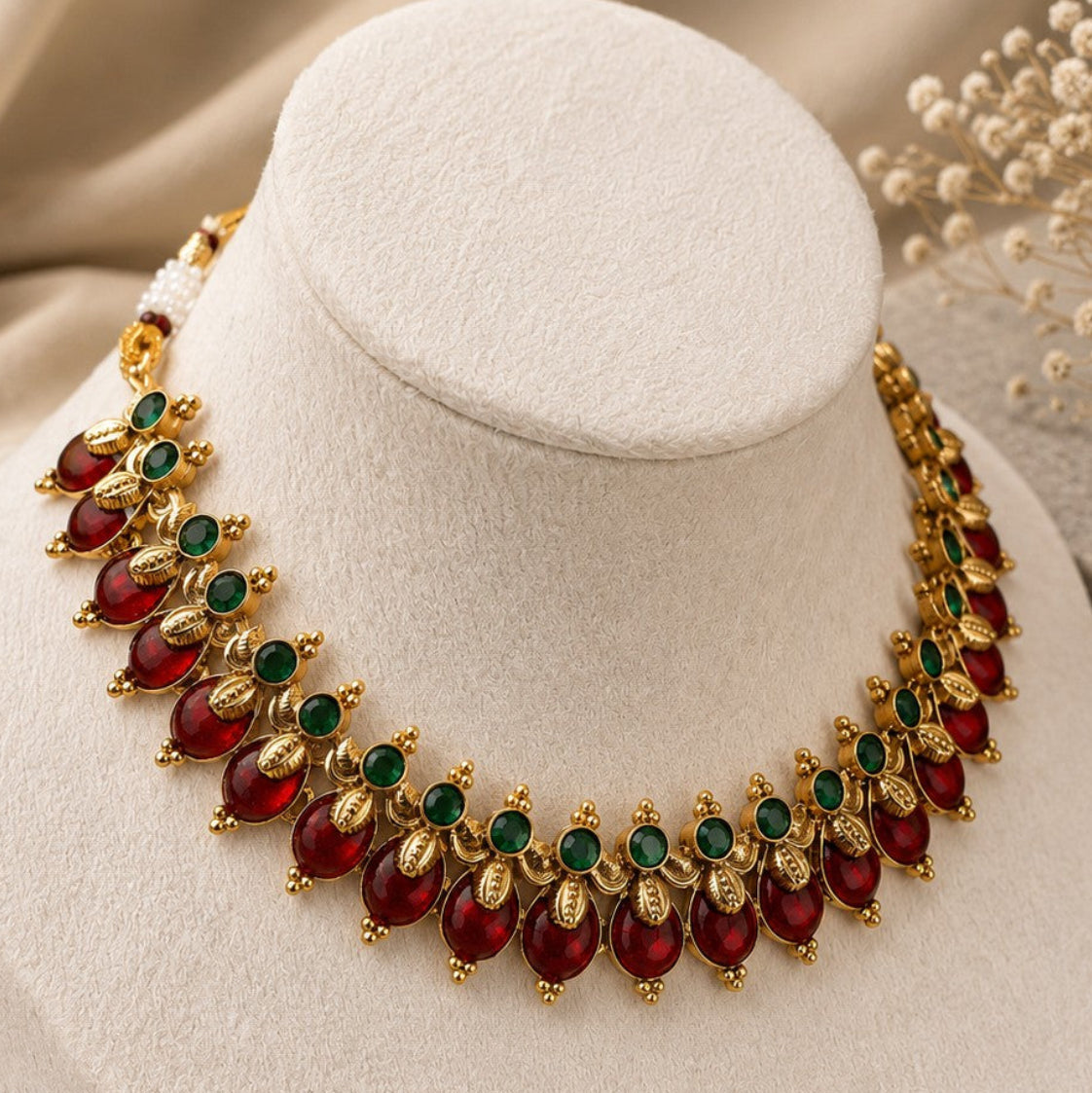 Grand Temple Fringe Necklace