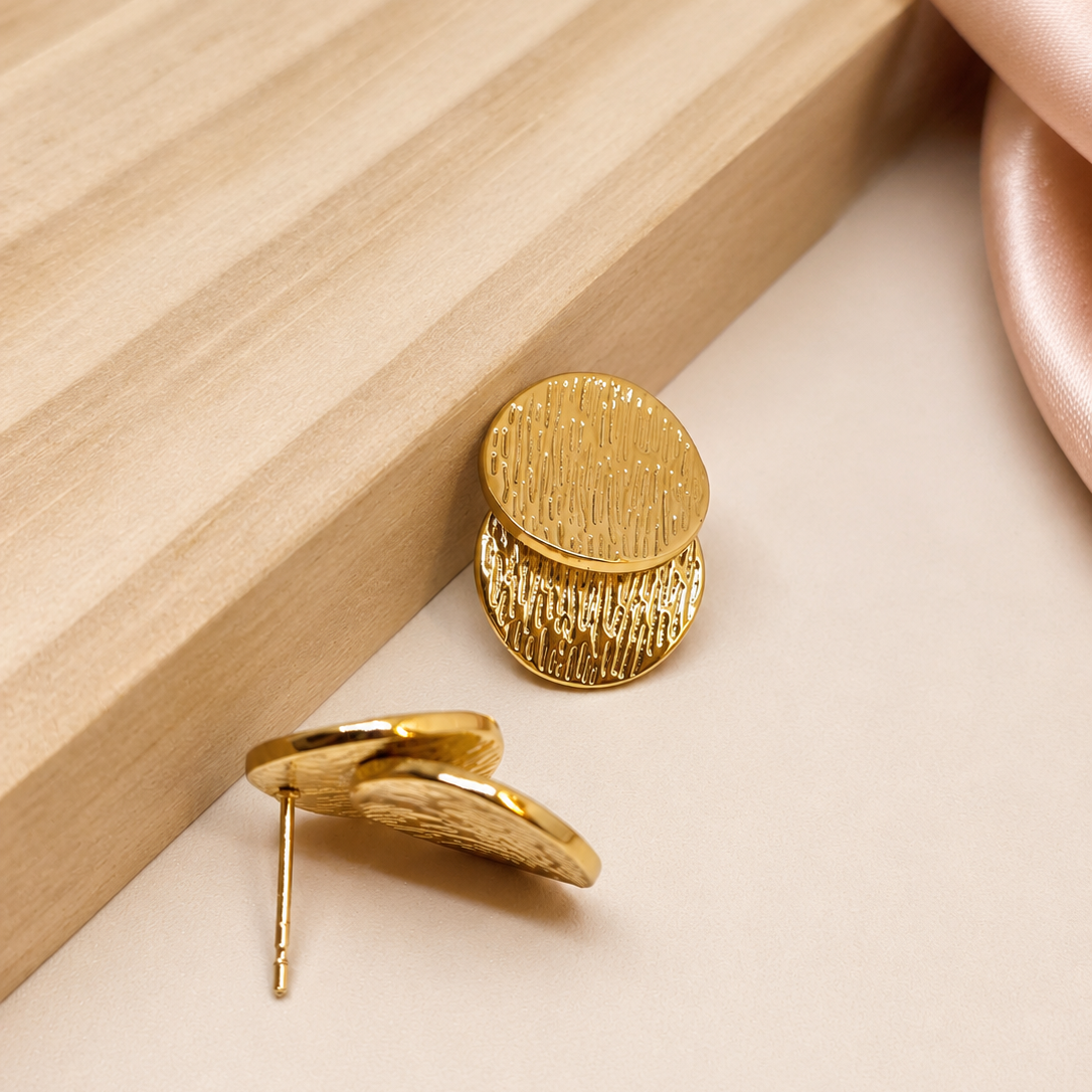 Layered Disc Studs