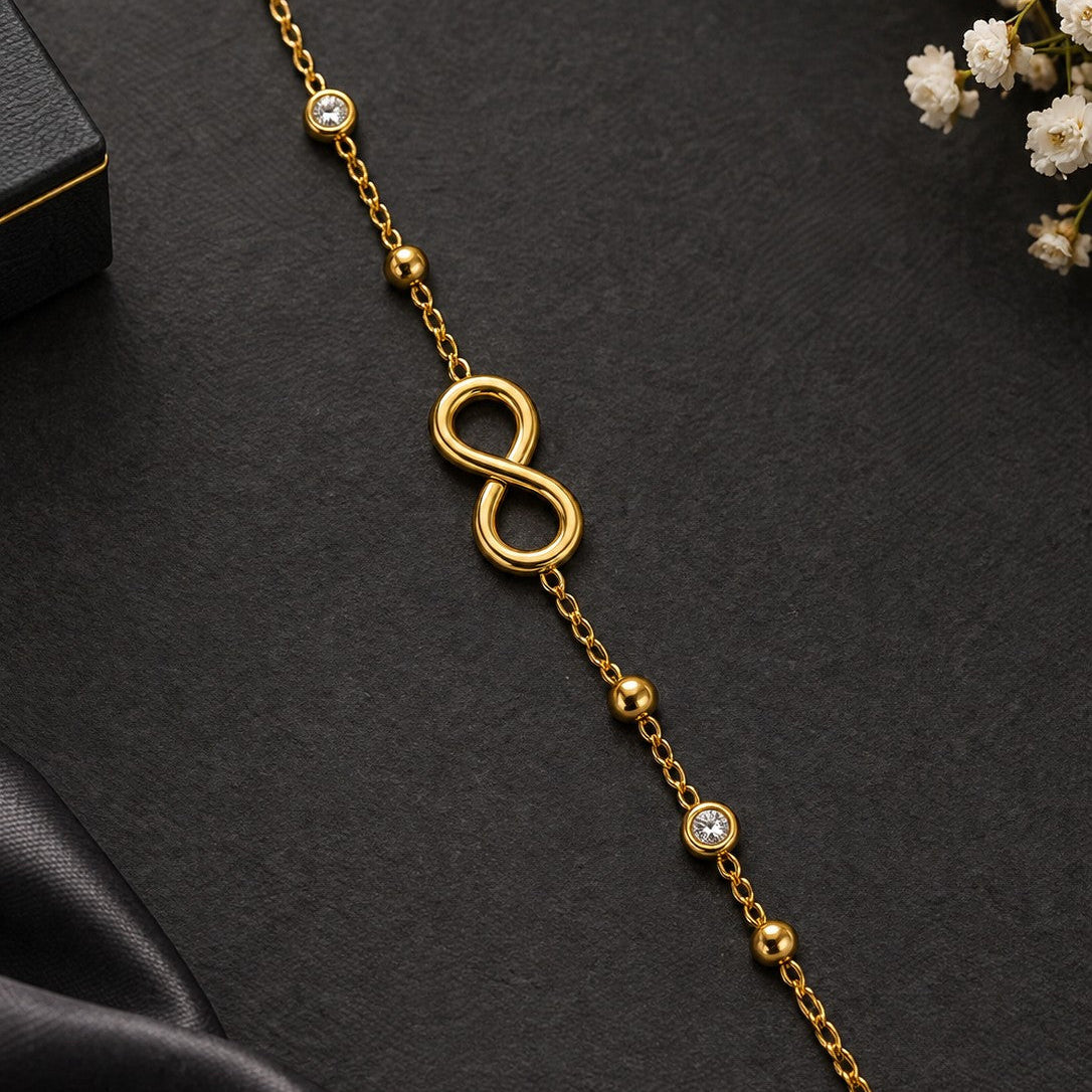 Infinity Symbol Chain Bracelet
