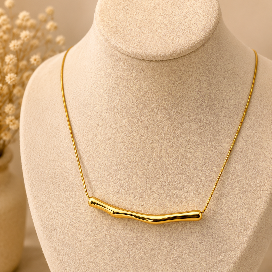 Wave Bar Necklace