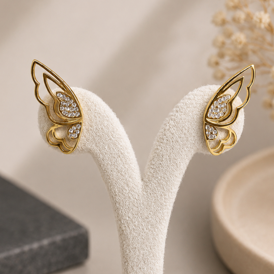Wing Outline Earrings