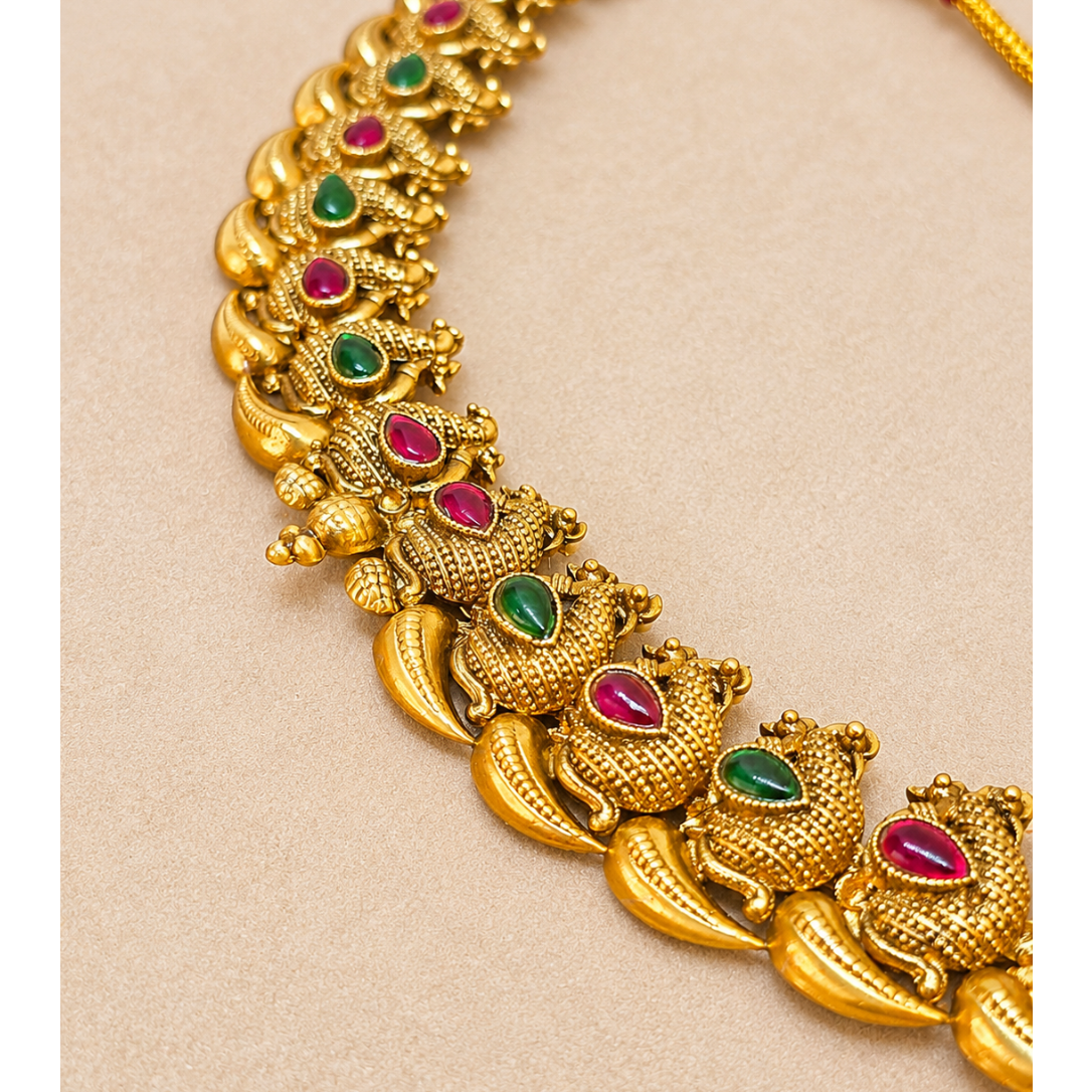 Peacock Trail Necklace