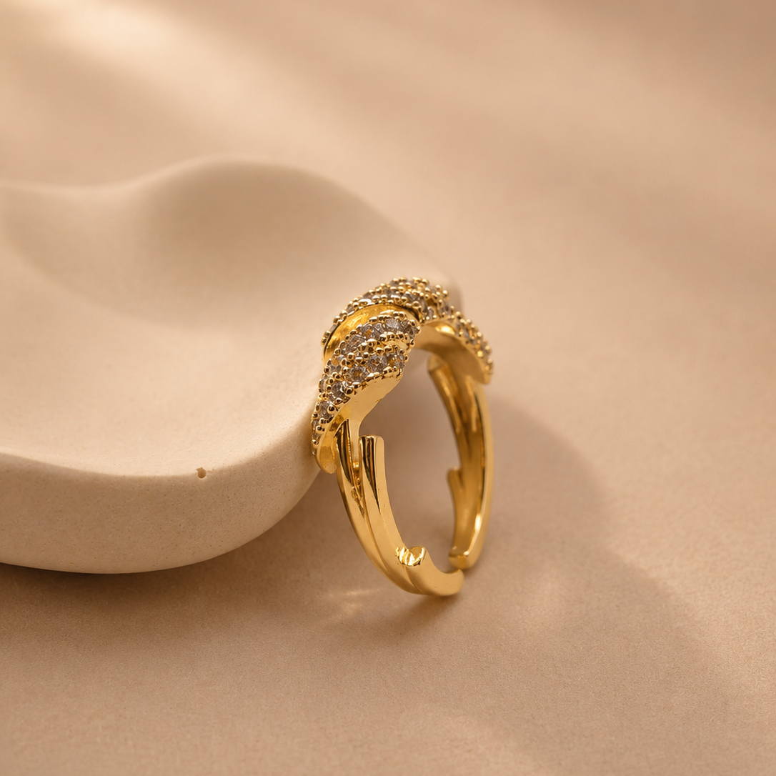 Knot Stone Ring