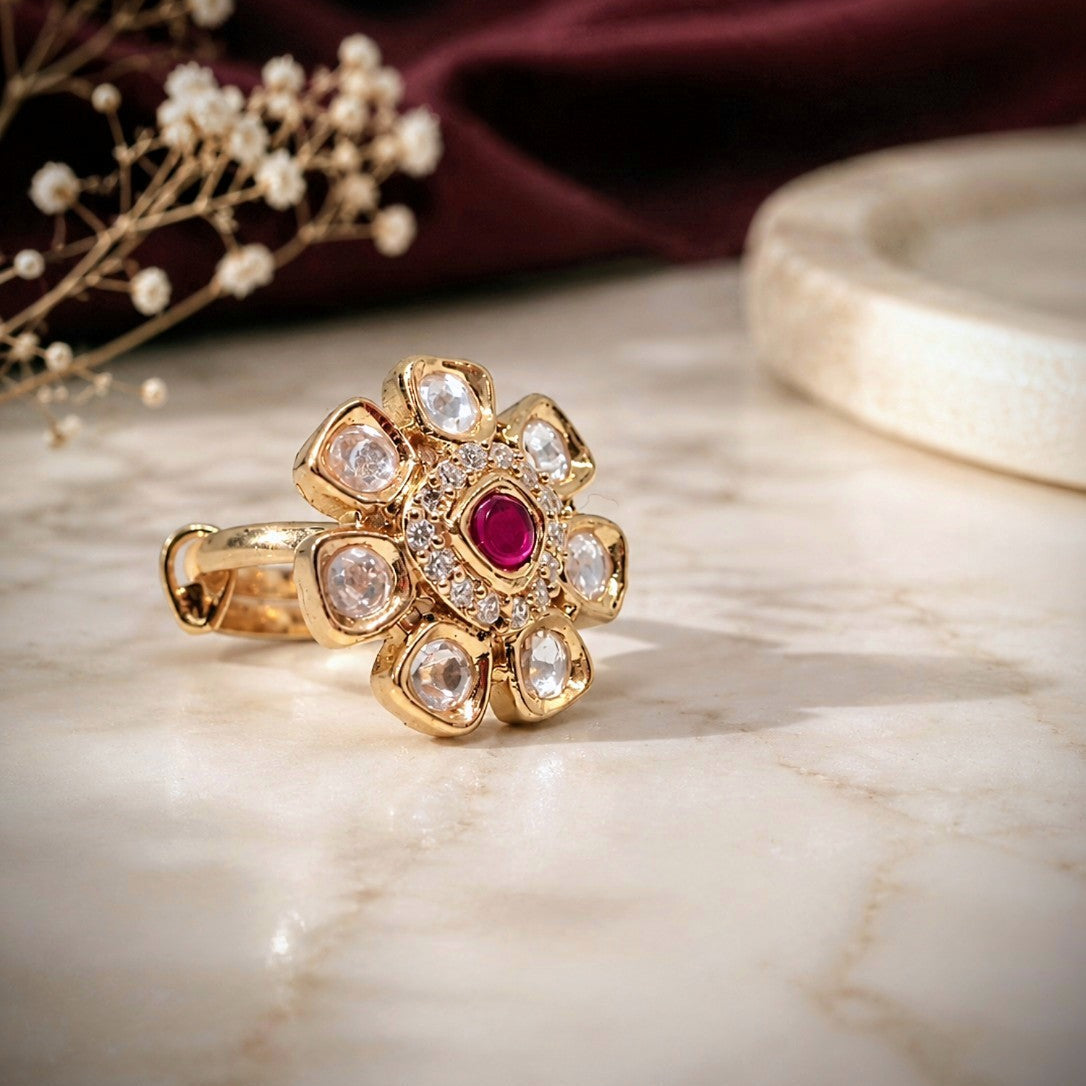 Victorian Moissanite Ring