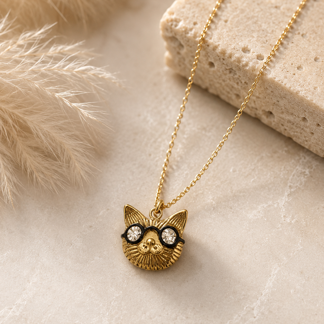 Cat Charm Necklace