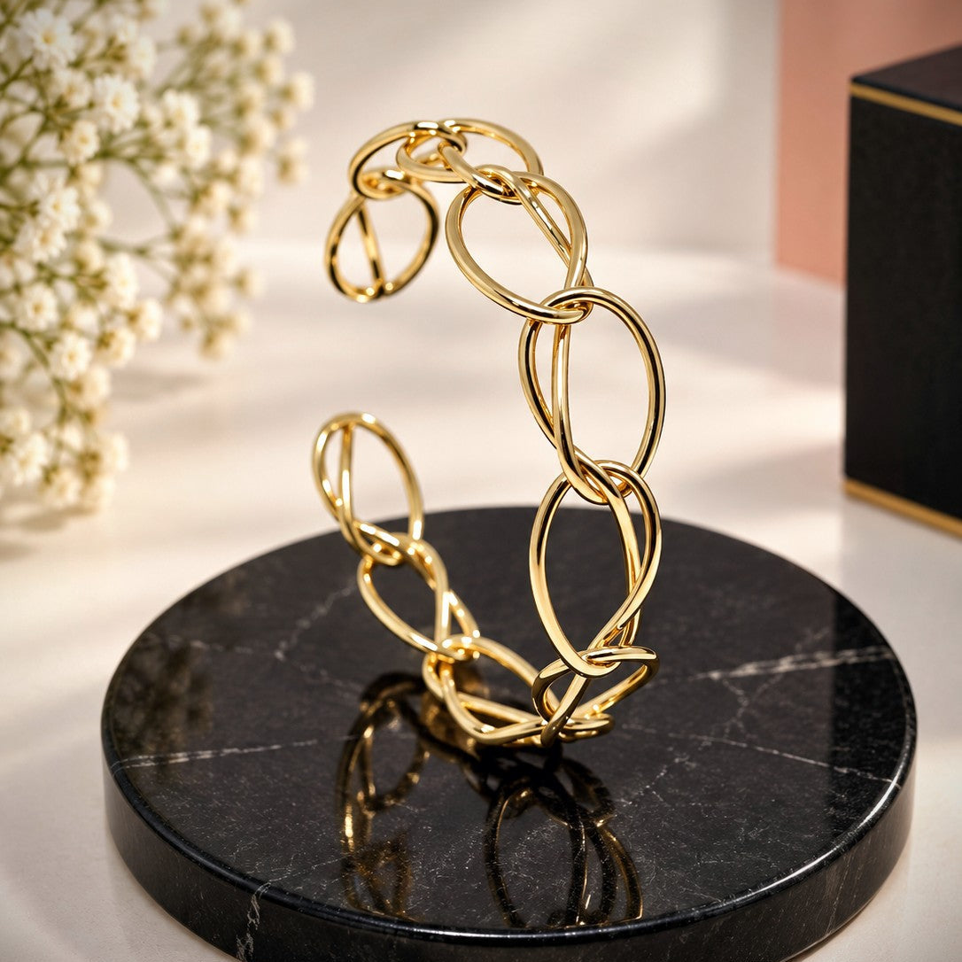 Chunky Round Link Bracelet