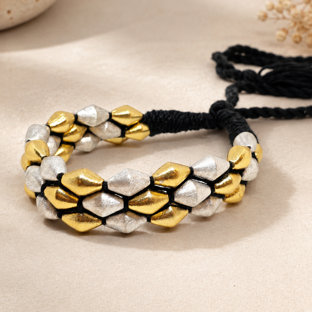 Honeycomb Bead Necklace