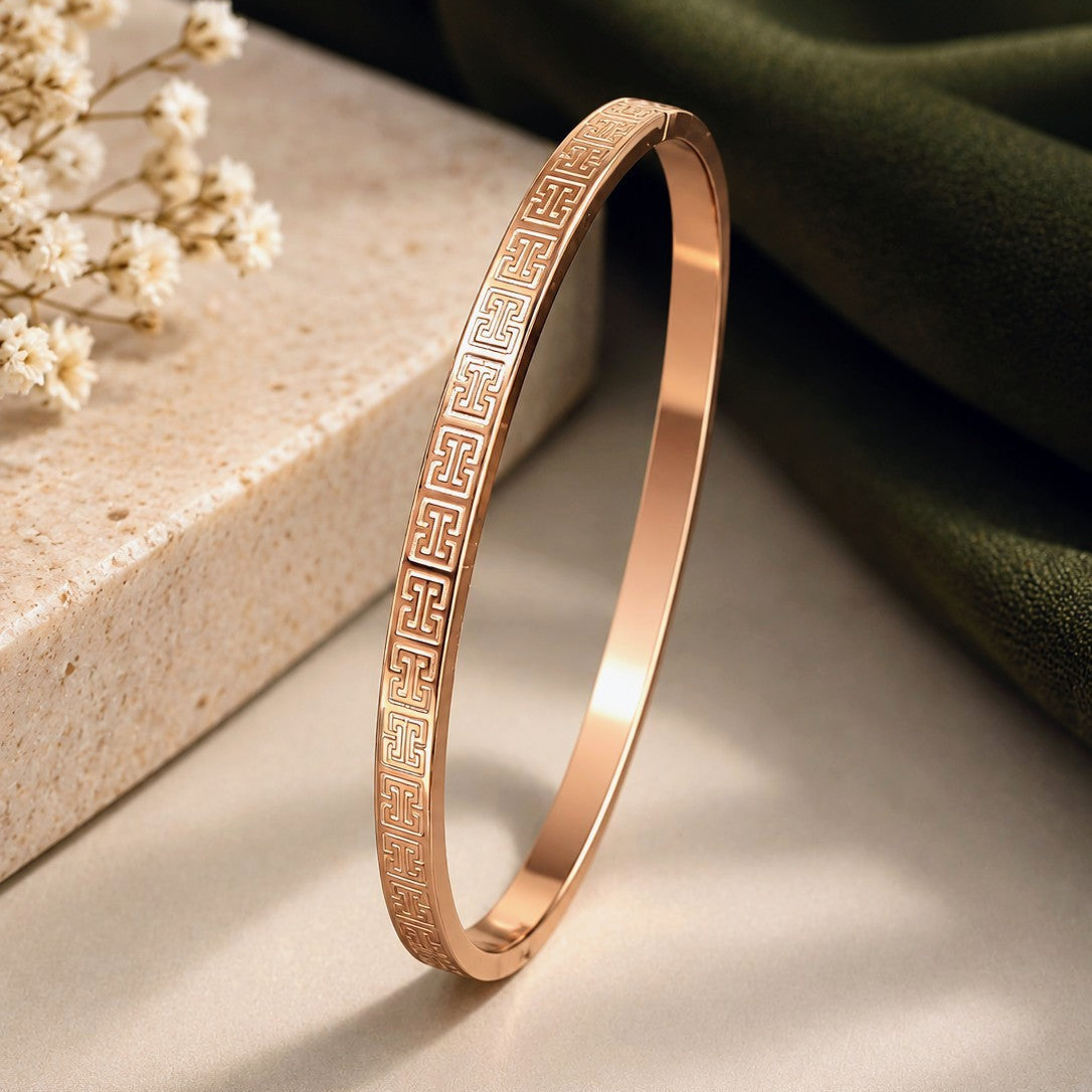 Greek Key Watch Kada
