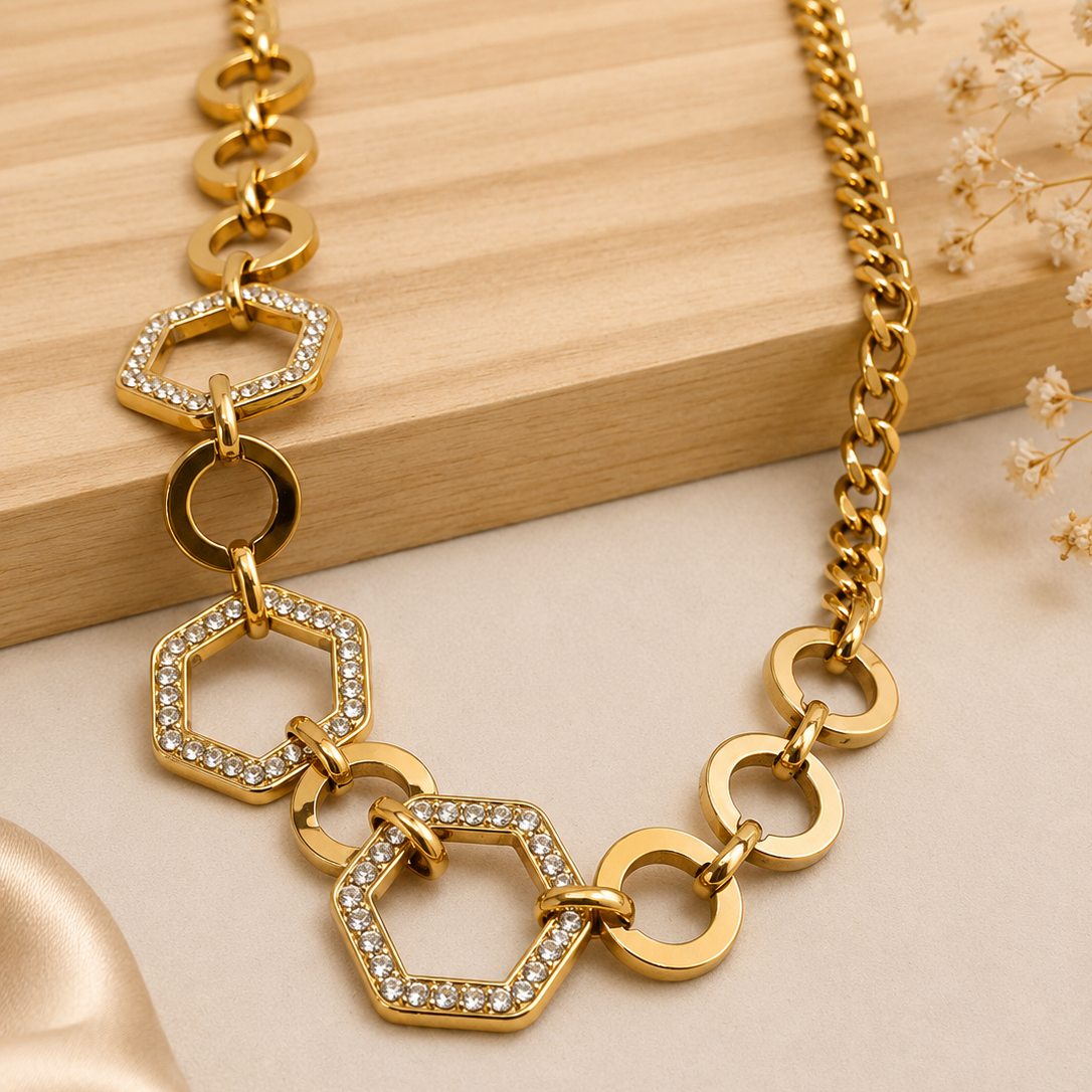 Hex Link Necklace