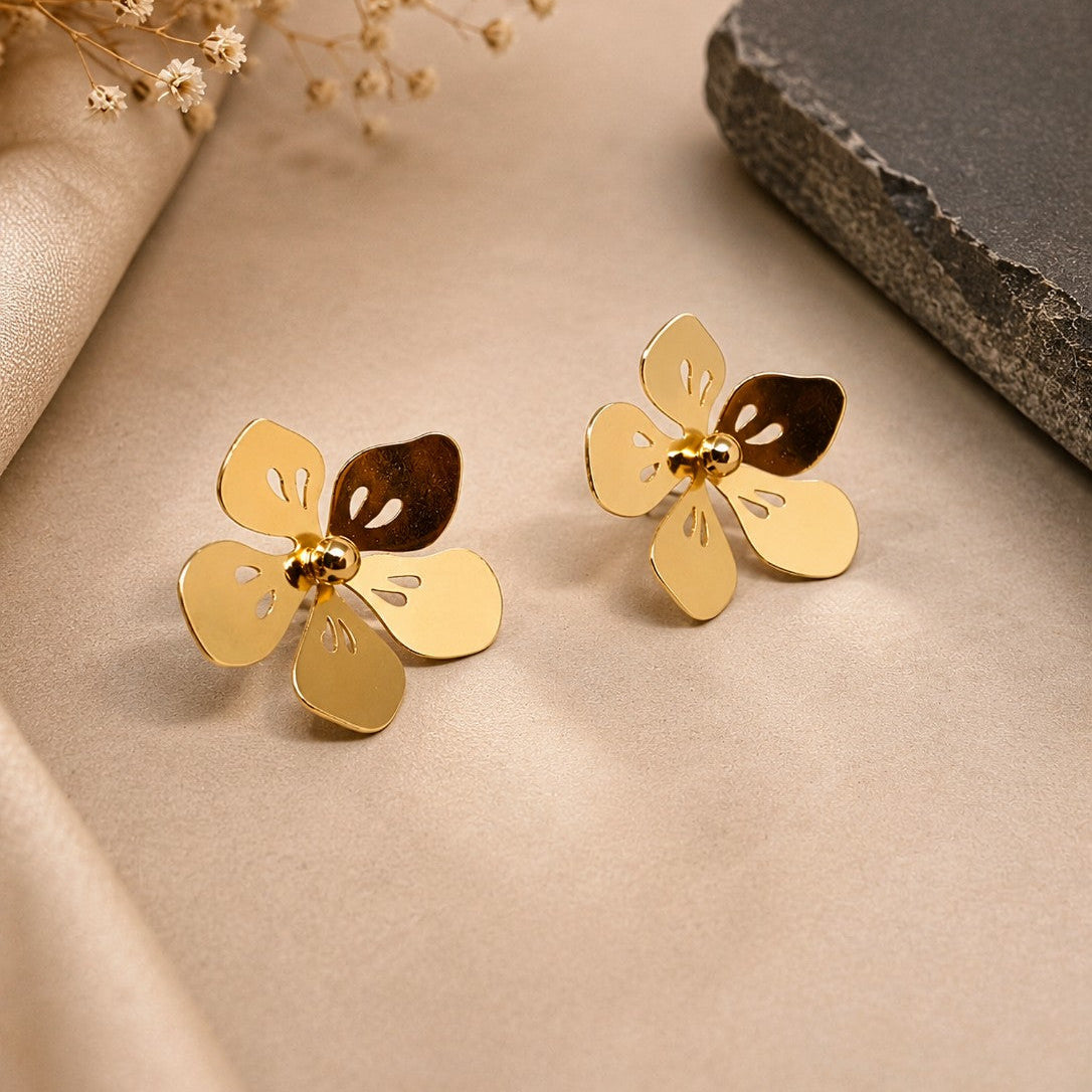 Cutout Bloom Earrings