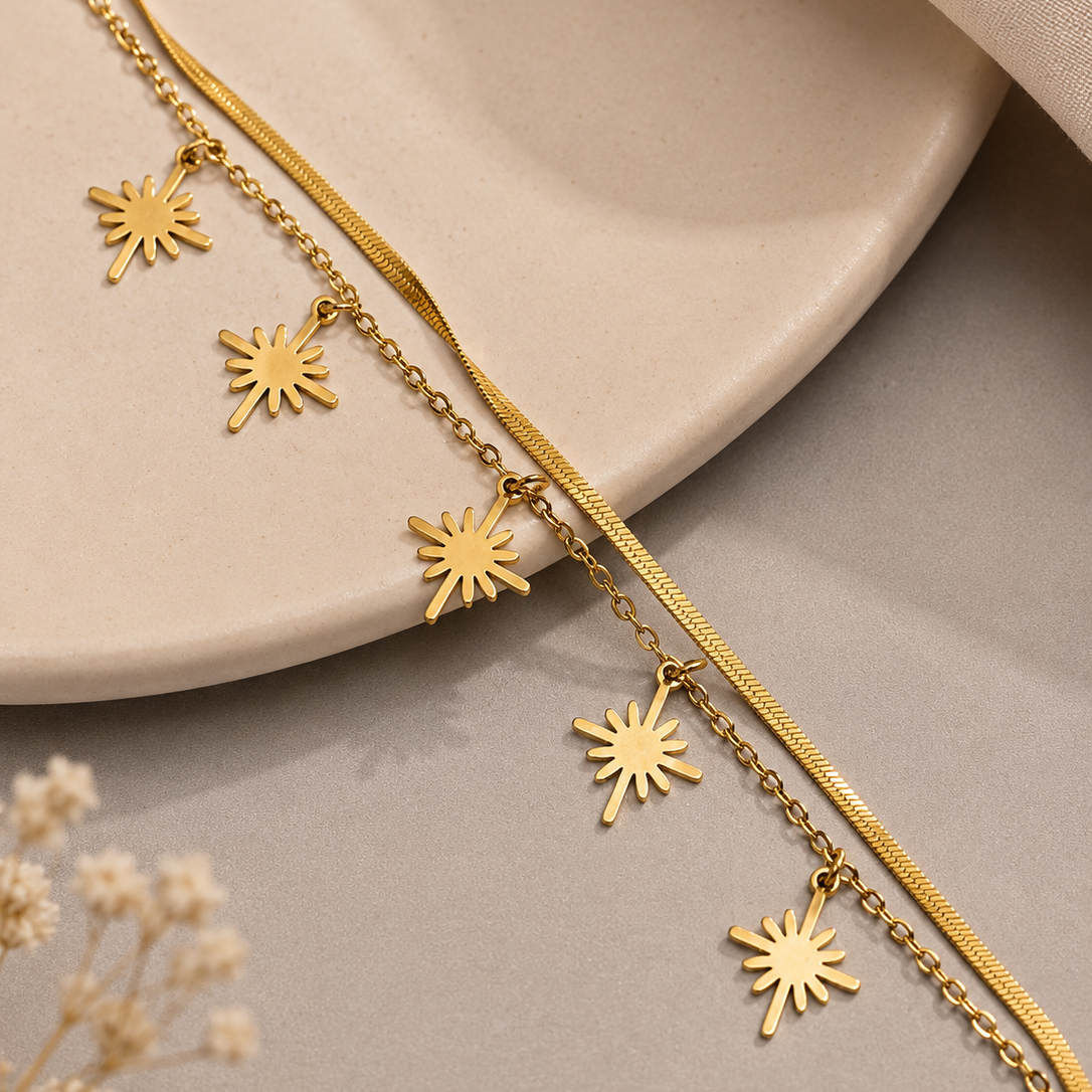 Layered Star Bracelet