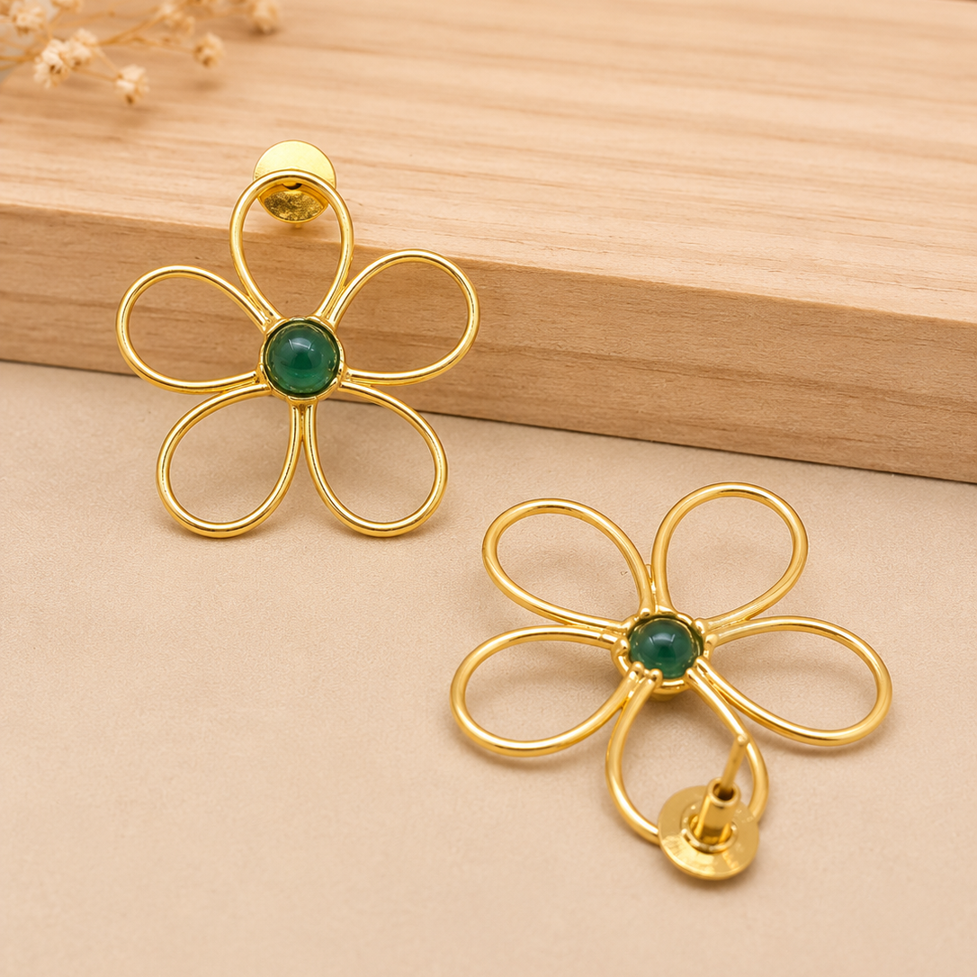Open Petal Studs