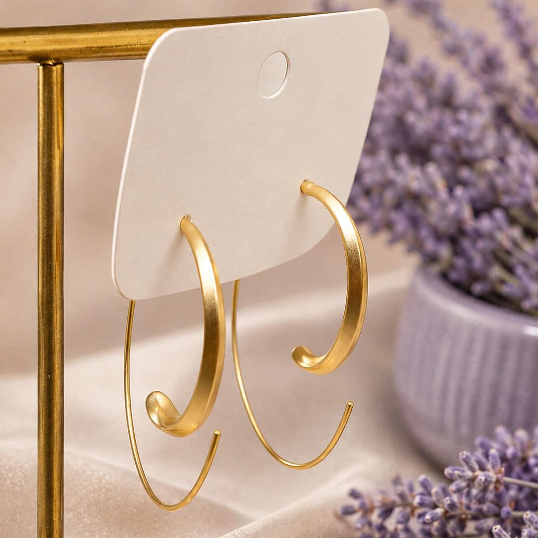 Wire Hoop Earrings