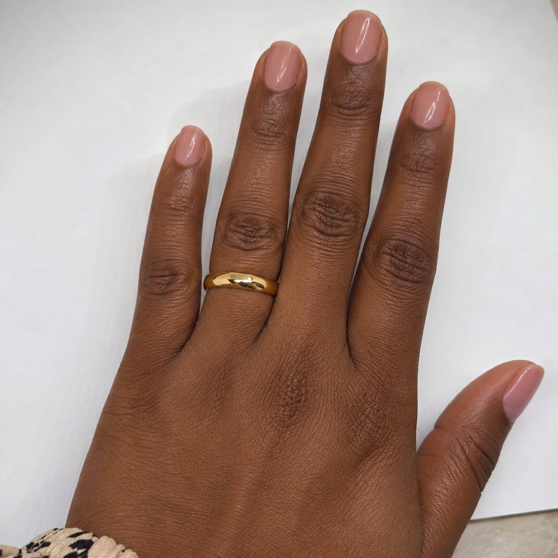 Grooved Band Ring