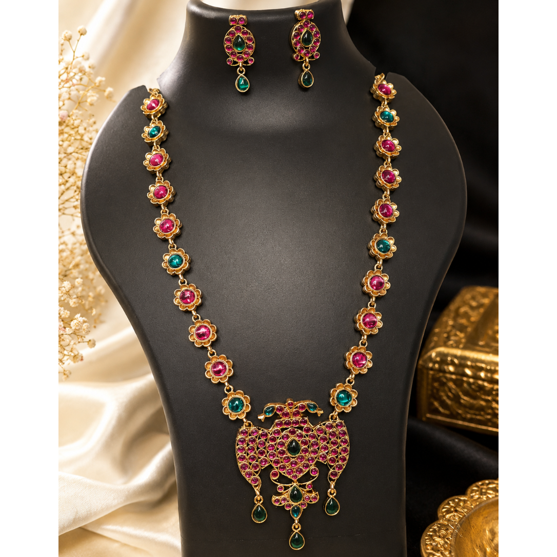 Peacock Medallion Necklace