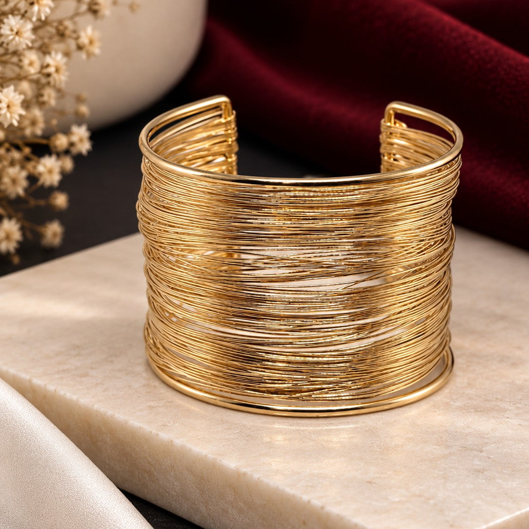 Multi Wire Wrap Cuff