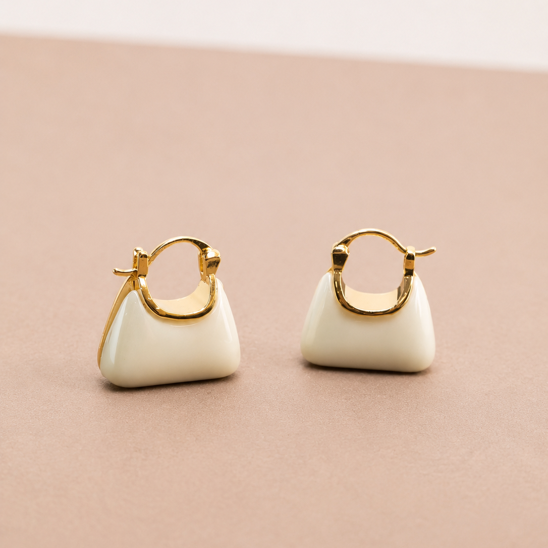 Charm Hoop Earrings