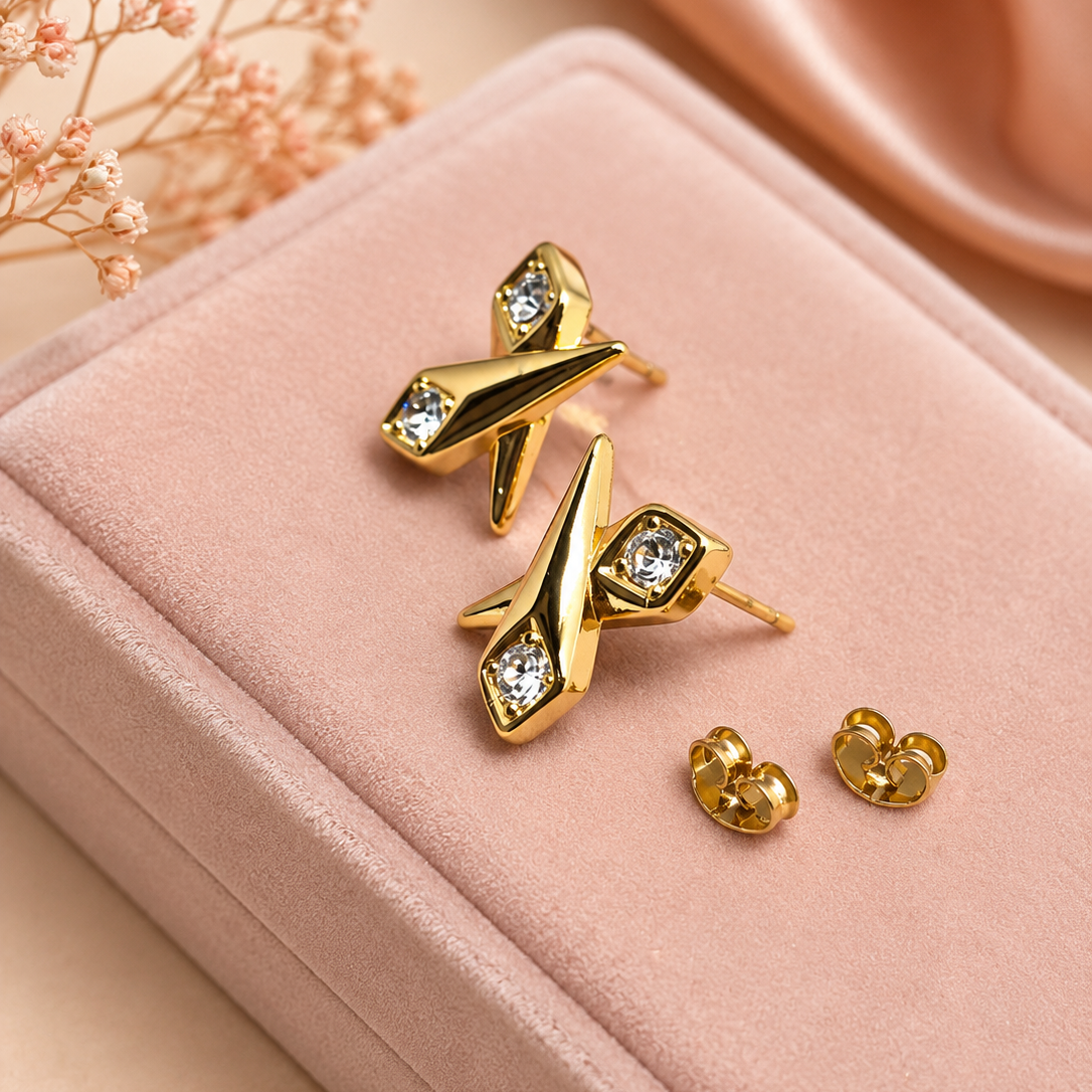 Bolt Stud Earrings