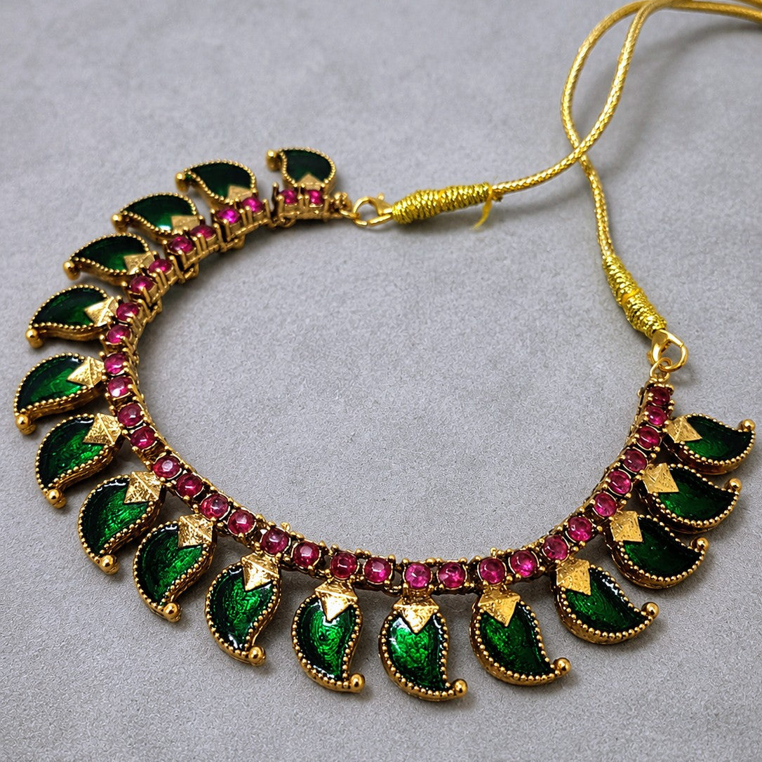 Mango Enamel Choker Set