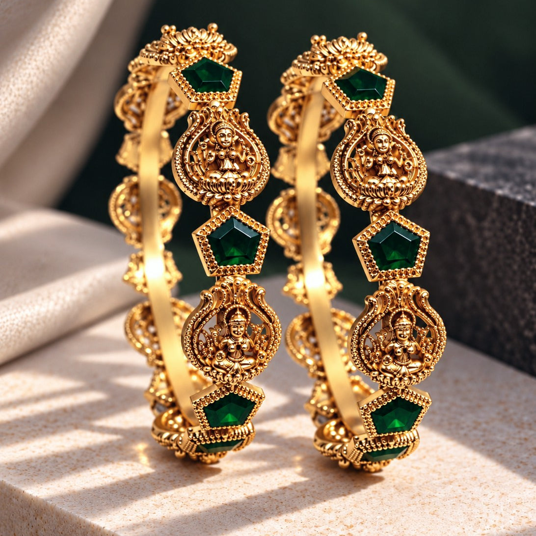 Goddess Medallion Temple Bangle