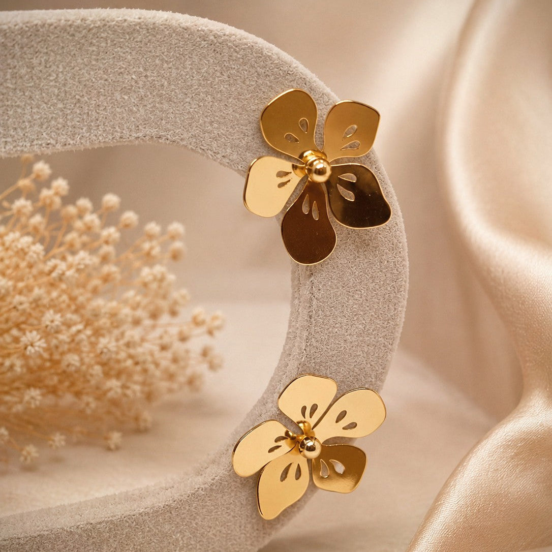 Cutout Bloom Earrings