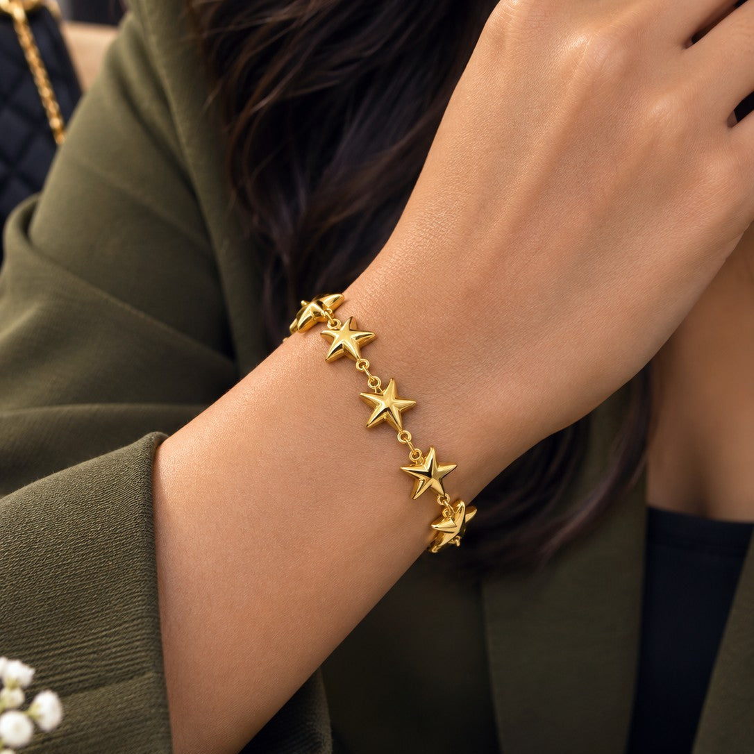 Star Link Chain Bracelet