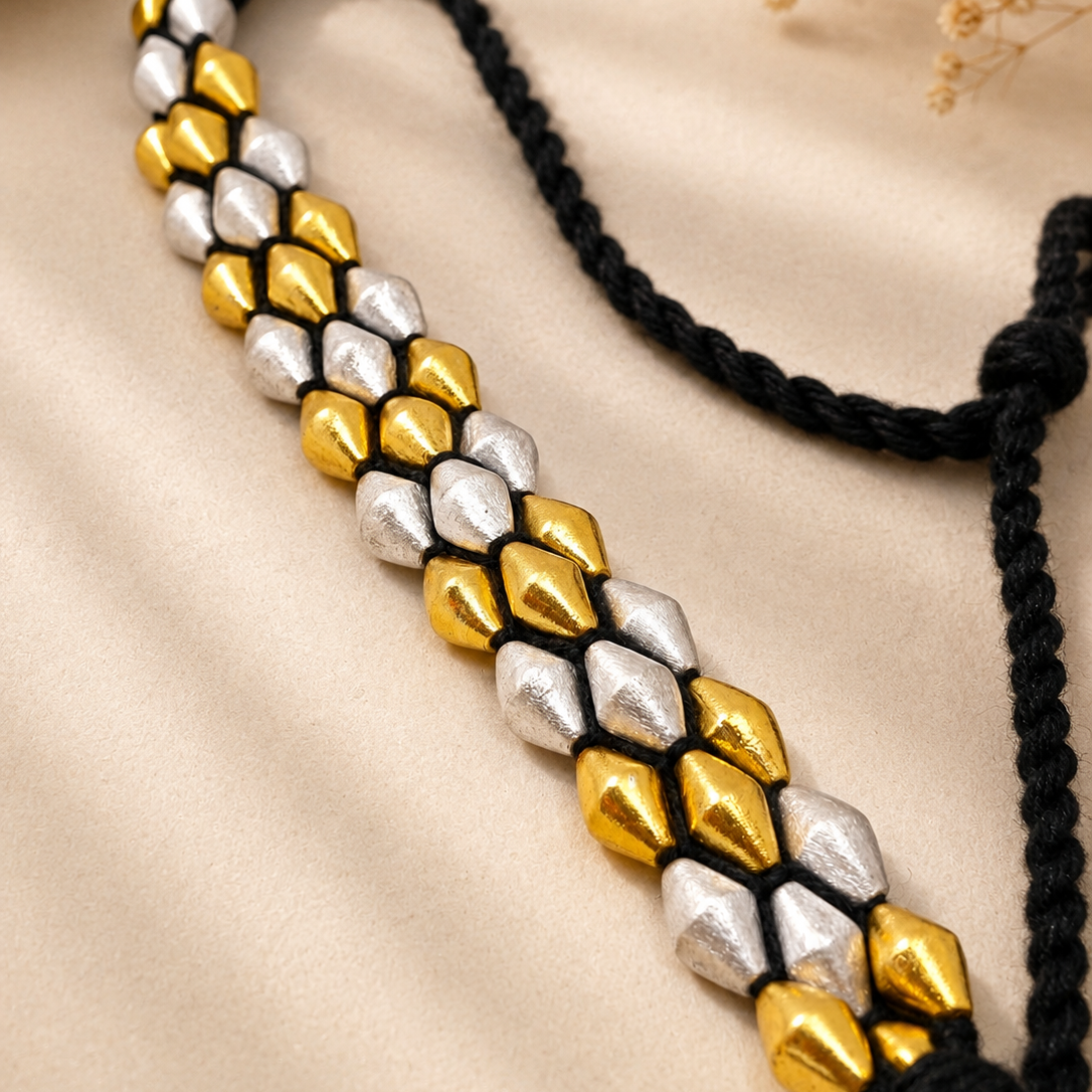 Honeycomb Bead Necklace