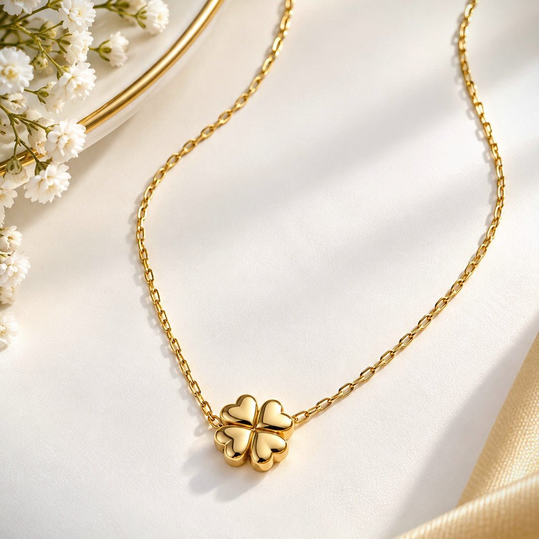 Four Leaf Clover Pendant Necklace