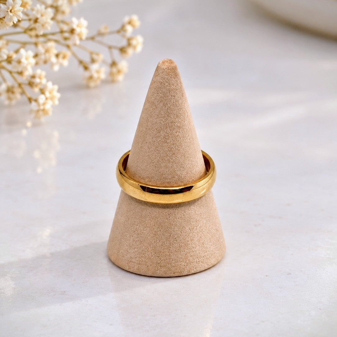 Grooved Band Ring