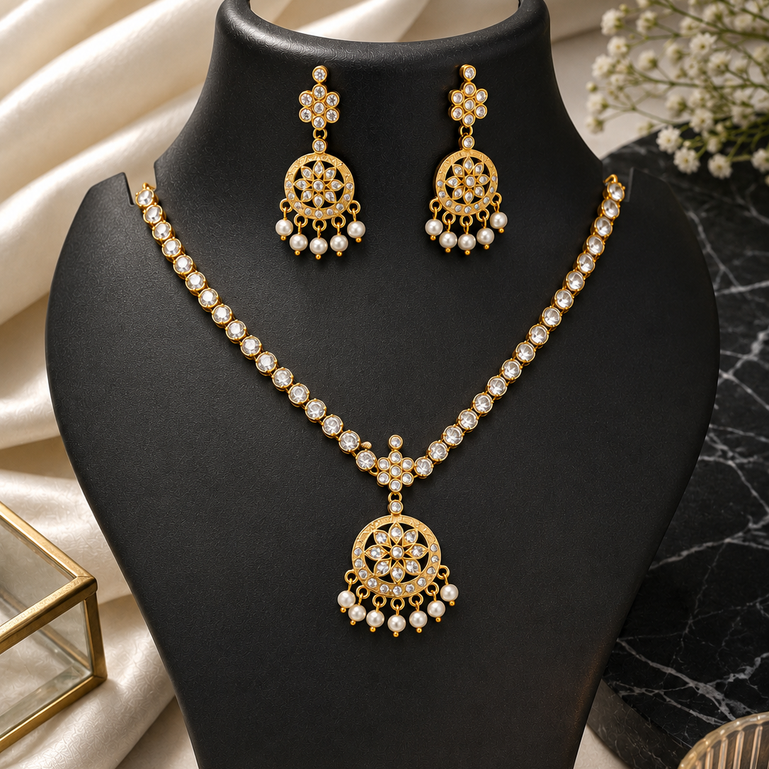 Attigai Pearl Necklace