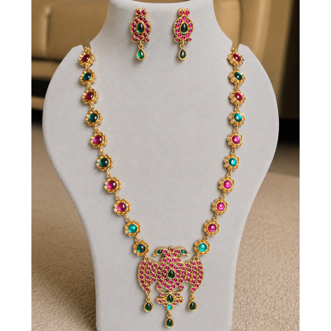 Peacock Medallion Necklace