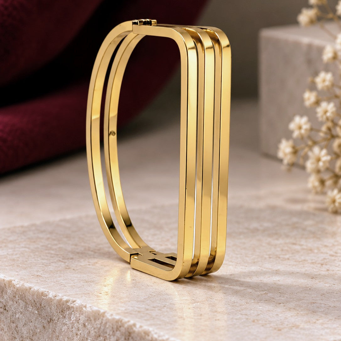 Triple Bar Cuff Bracelet