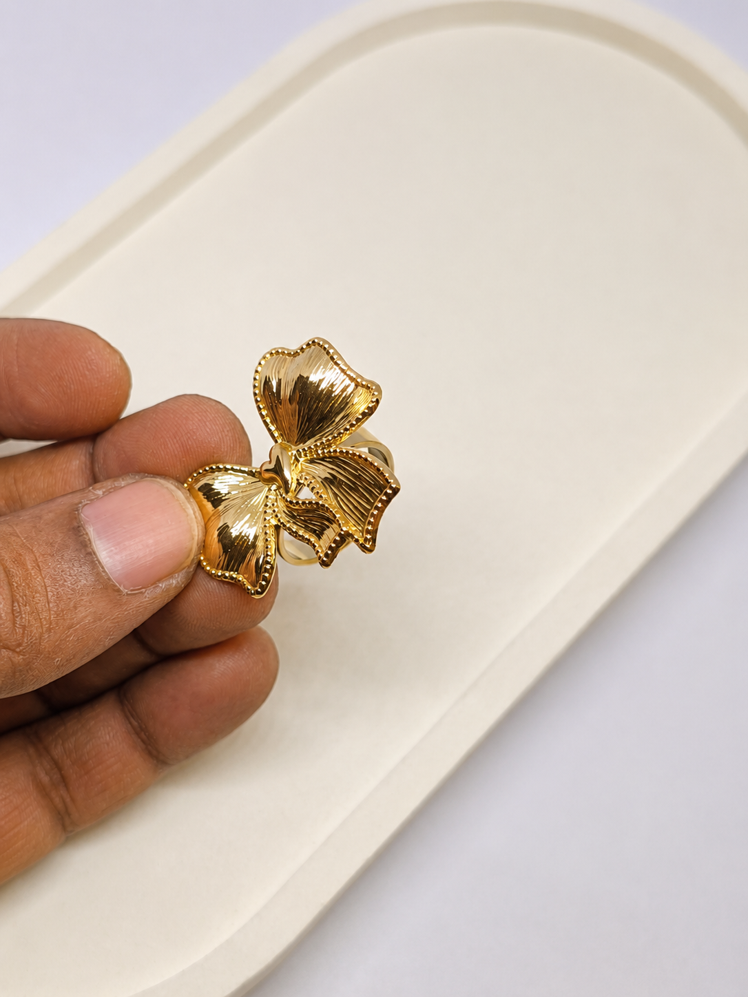 Heart Bow Ring