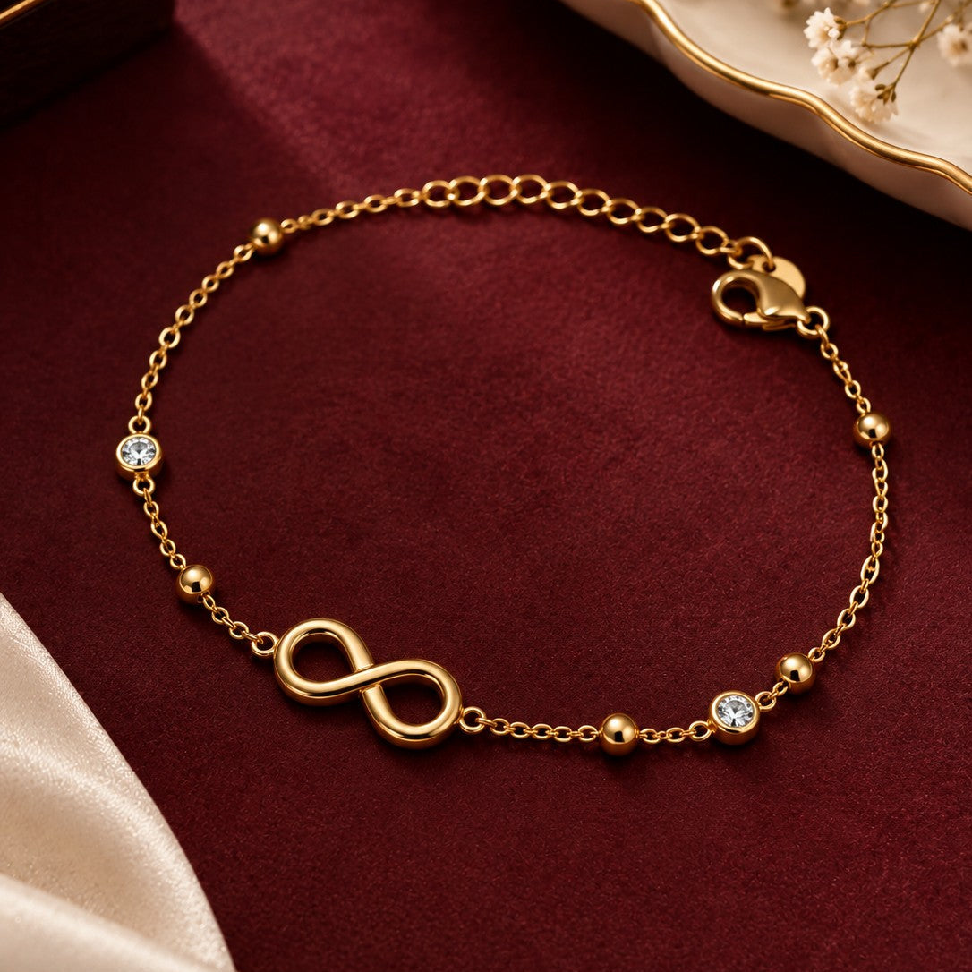 Infinity Symbol Chain Bracelet