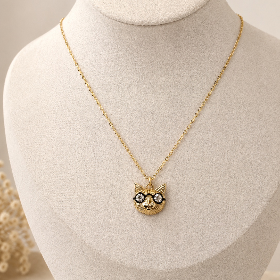 Cat Charm Necklace