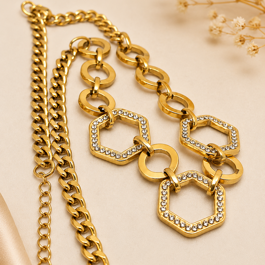 Hex Link Necklace