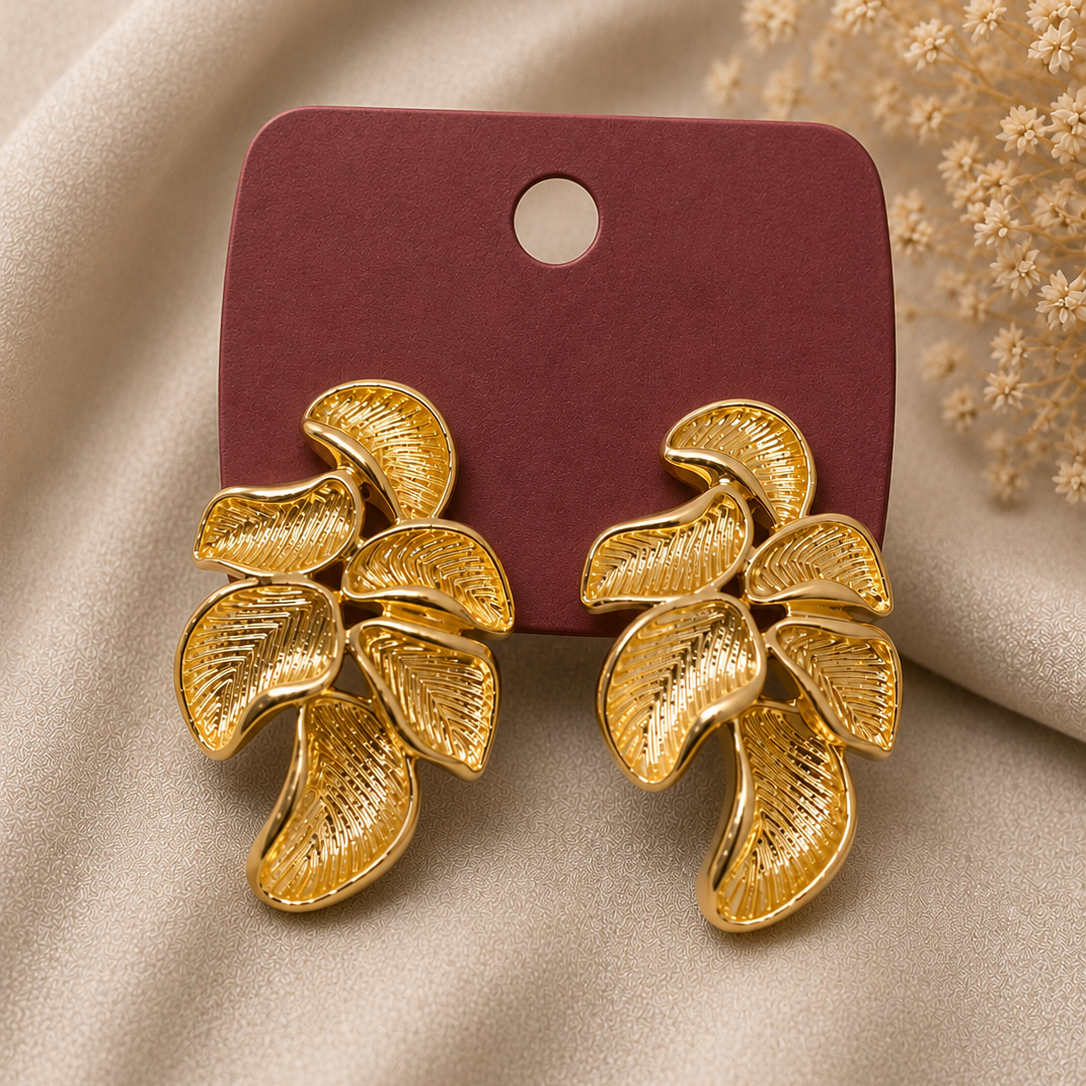 Leaf Cluster Studs